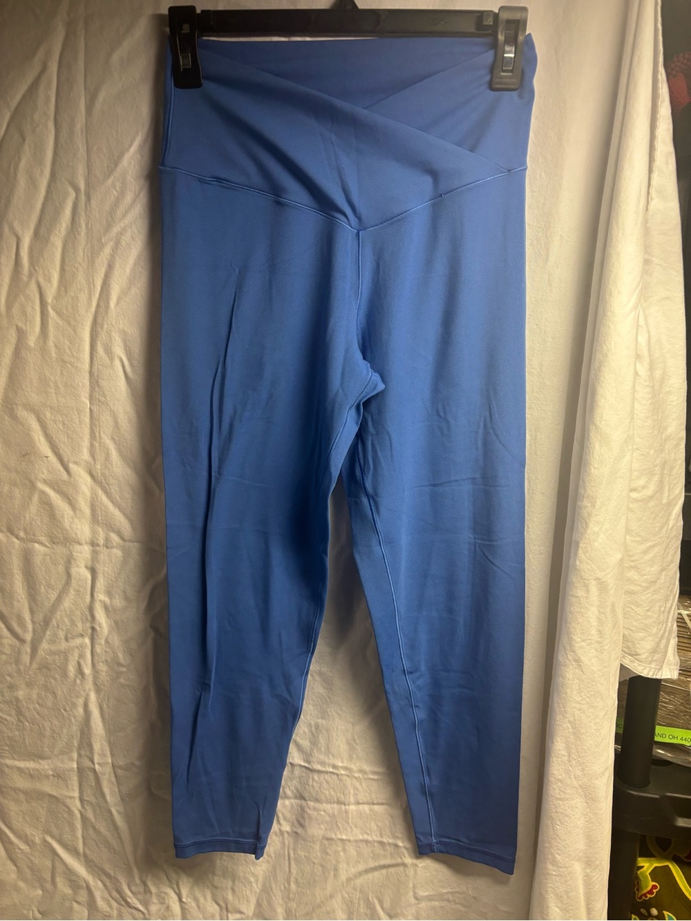 High-Waist Blue Leggings - Comfortable Everyday Stretch
